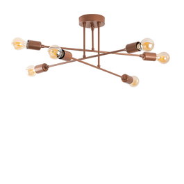 Opviq Fleur - 1502 Lámpara de araña de cobre